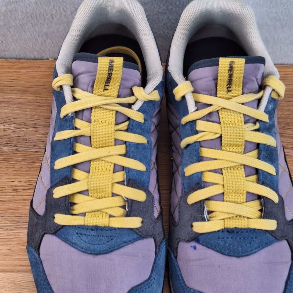 Merrell Alpine Women's 8 EU 38.5 Sneakers Navy Poseidon Suede Retro Casual - Picture 8 of 10